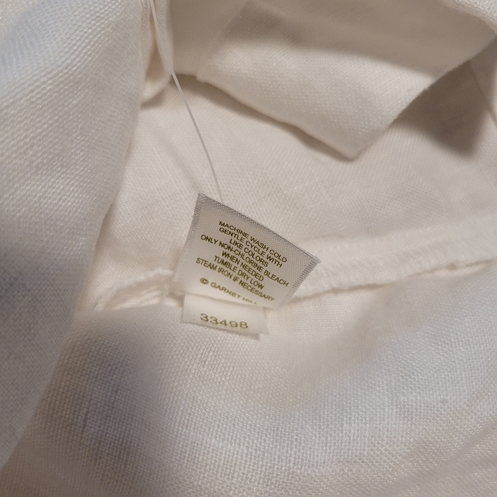 Garnet Hill Linen Shirtdress - Picture 9 of 9